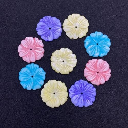 Ladies Fashion Necklace Jewelry Accessories Multicolor Artificial Pearl Irregular Shaped Mother-of-Pearl for DIY Production