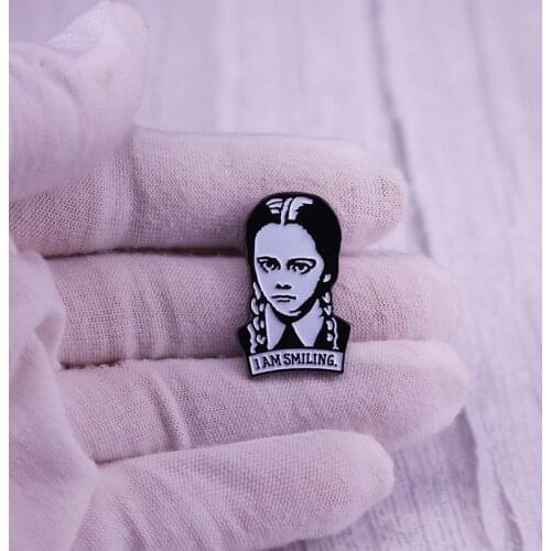 Wednesday Addams pin
