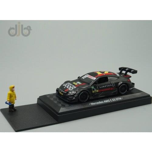 1:43 Diecast Supercar Model Toy AMG C63 DTM Pull Back Car With A Small Figure