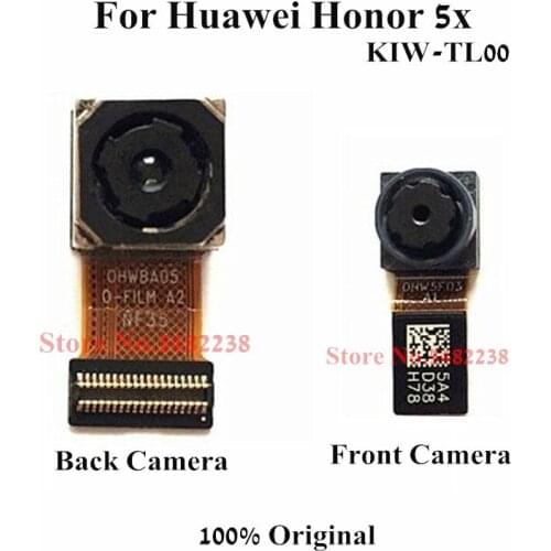 100% Original Back Camera Flex cable For Huawei Honor 5X KIW-TL00 AL10 AL20 UL00 CL00 Rear Front Camera connector module parts