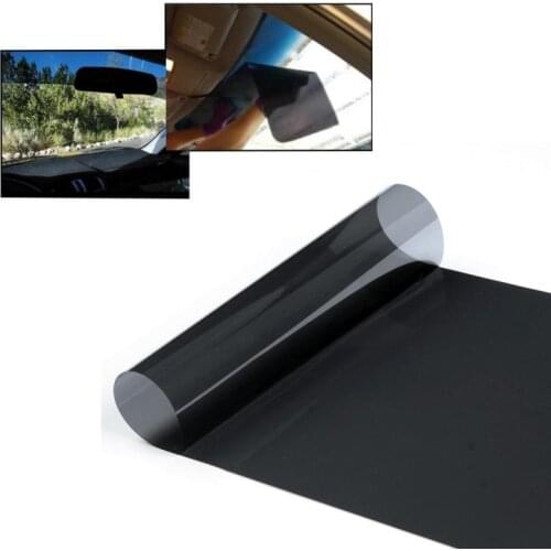 20cm x150cm Car Solar Film windscreen tinted in Black Clear Anti-UV Film Window Glass Scratch Resistant Sticker Auto Accessories