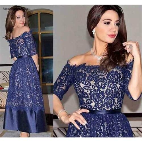 2019 Full Lace Mother of the Bride Dresses New with Half Sleeves Formal Godmother Evening Wedding Party Guests Gown Plus Size