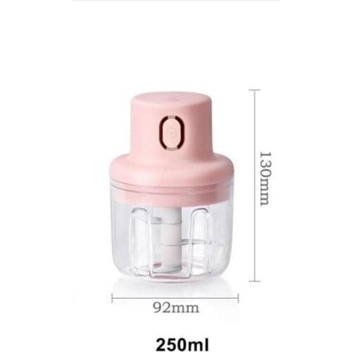 250ml Wireless Mini Electric Food Chopper High Quality Food Chopper High-quality Cutter Head Garlic Masher Kitchen Accessories