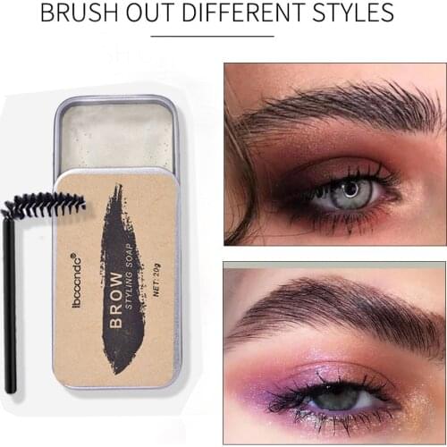 3D Feathery Brows Makeup Balm Styling Brows Soap Kit Waterproof Eyebrow Setting Gel Eyebrow Brows Makeup Gel Cosmetics