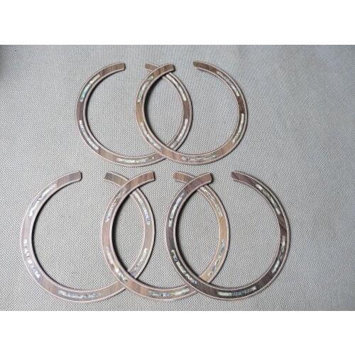 5PCS Best ACOUSTIC GUITAR WOOD INLAY (ROSEWOOD +GREEN SHELL) ROSETTE B-10