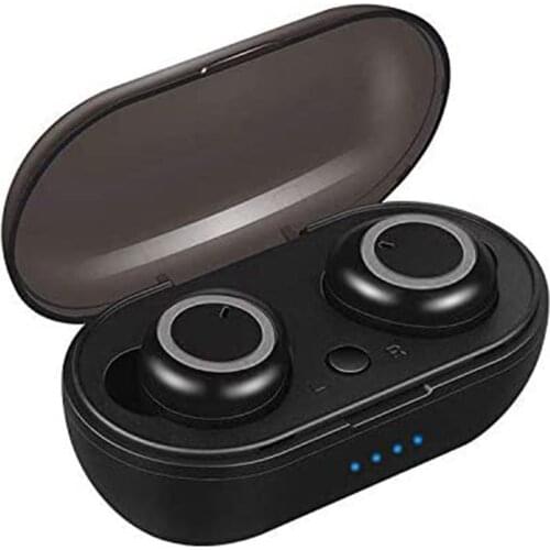 Wireless 5.0 Bluetooth Headsets Portable Sports Earphones Headsets Noise Cancelling Stereo Sound Earbuds for All Smart Phone