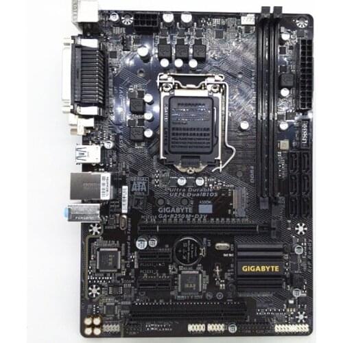 For Gigabyte GA-B250M-D3V Original Used Motherboard B250M-D3V B250 Socket LGA 1151 DDR4 USB3.0 SATA3 PCI-E3.0