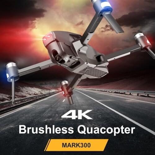 Mark300 GPS RC Drone with Camera HD 4K 5G Wifi Optical Flow Positioning Brushless RC Quadcopter Drones Toys VS Dron F11 & SG907