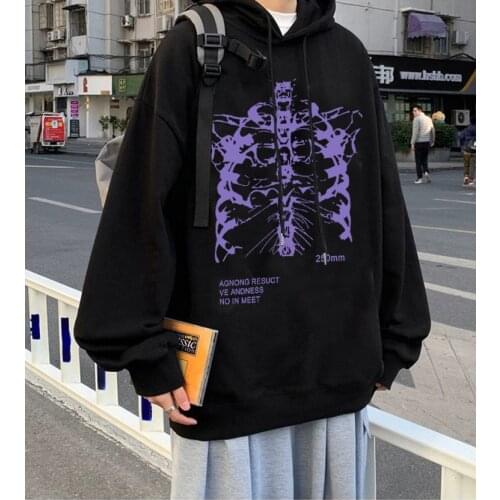 Printed Hoodie Womens Aesthetic Oversized Hoodie Harajuku Sweatshirt Men/Women Unisex Long Sleeve Clothes Fashion Korean Wave