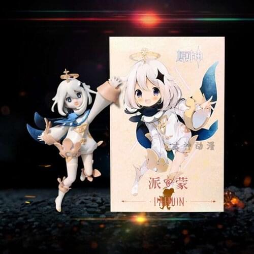 STOCK Genshin Impact Cosplay Paimon Pretty Girl Ornament Model Valentines Day Birthday Present 2021 New