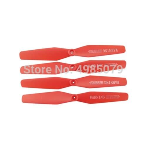 RC Rotor Blade Propeller Red Color for For SYMA X5HW X5HC X5UC X5UW Propeller Blade CW CCW Replacement Part Accessory
