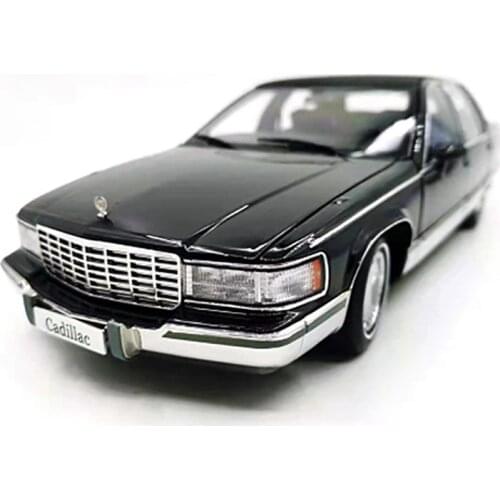 Diecast Alloy 1:18 Scale Simulation Cadillac Wood Alloy Car Model Metal Die-Cast Toy Vehicle for Collection Souvenir Display