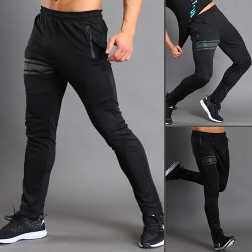 Men Straight Leg Breathable Stretch Long Pants Sports Fitness Gym Sweatpants Training Pant Sportswear Joggers Sports Pants
