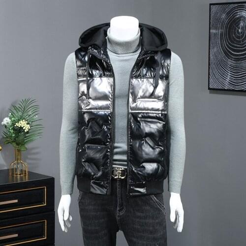 New Arrival Fashion Autumn Winter Thickened Sleeveless Vest Large Men Waistcoat Warm Youth Coat Casual Plus Size L-6XL 7XL 8XL