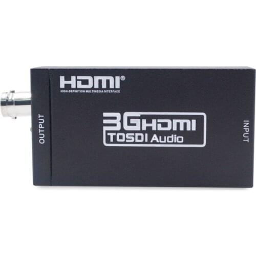 3G HDMI-compatible to SDI Converter SDI Adapter Audio HD-SDI/3G-SDI Adapter BNC 1080P DAC Converter for Monitor HDTV