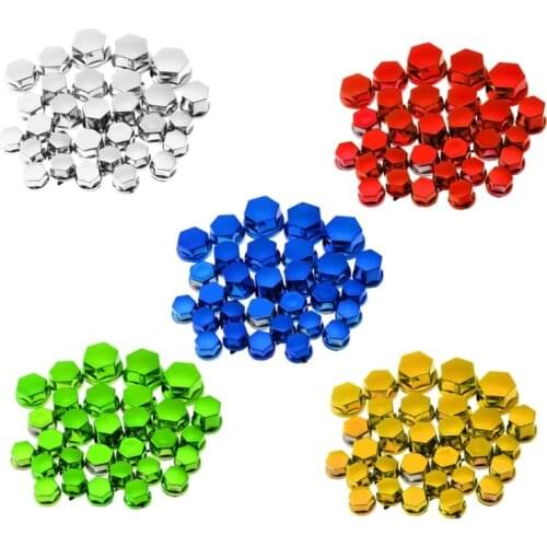 Wheel Nut Bolt Head Dustproof Cover for Motorcycle 30Pcs Decorative Screw Cover Off-road Motorbike Accessories