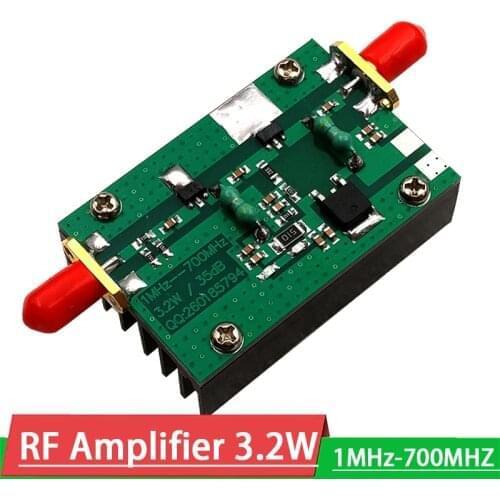 1-700MHZ 30DB 3.2W RF Power Amplifier HF VHF UHF FM transmitter For 433MHZ 315MHZ Ham Radio AMP Walkie talkie Shortwave remote