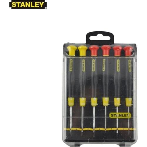 Stanley 6pcs slotted phillips combination mini screwdriver set profession screwdriver kit maintenance tool kits for electronics