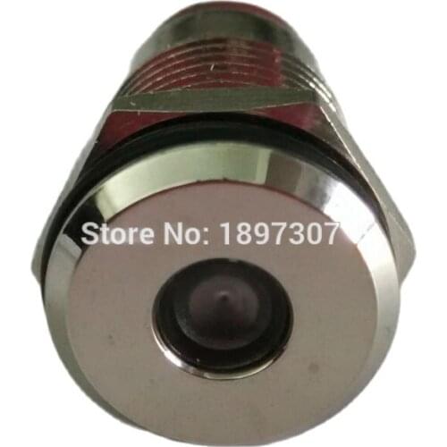10 Pieces 12mm 6V 12V 24V Red Yellow Blue Green Orange White Color LED nickel plated brass pilot lamp