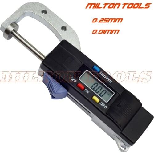 0-25mm Quick Mini Digital Thickness Gauge thickness tester meter 0-25.00mm/0-1inch For Pearls & Gems