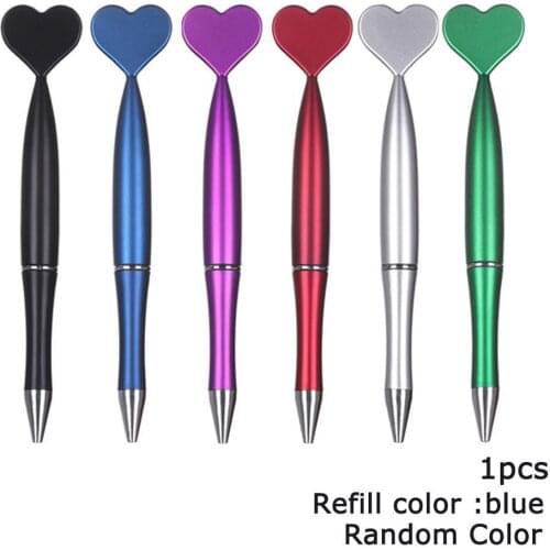 1Pcs Creative Ballpoint Pens Lovely Mermaid Tail Pen Novelty Stationery Office Pens Ball Heart School Supplies Cute Wri pen