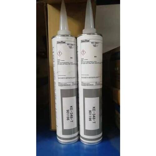 1pcs Authentic Japanese Shin-Etsu KE-348-W-T Acetone-free Hardening RTV Silicone Glue White Transparent