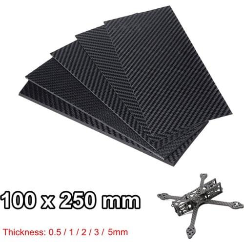 1pcs Hardness Shock Resistance Texture Carbon Fiber Board Plate for DIY Drone Quadcopter Craft Model Material