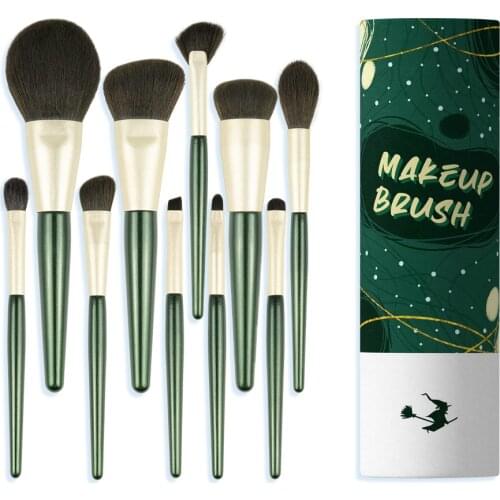 10PCS Makeup Brushes Set Professional Foundation Powder Eyeshadow Brush Concealer Lip Eye Face Cosmetics Beauty Tools