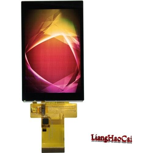 3.5 inch Capacitance Touch Panel screen Wide Visual 320RGB*480 40PIN socket 0.5mm spacing MCU I8080 8BIT/16BIT SPI 3/4 WIRE 3.3V