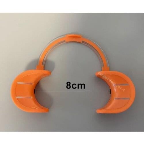 3Pieces C-Shape Teeth Whitening Cheek Retractor Dental Mouth Opener Lip Mouthguard Soft Anti-Skid Rubber