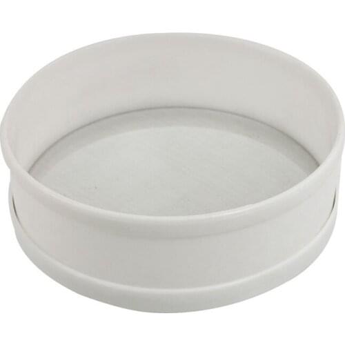 AT69 -SODIAL(R) Home Kitchen Flour Tool White Round 0.5mm Dia Fine Mesh Sieve Strainer