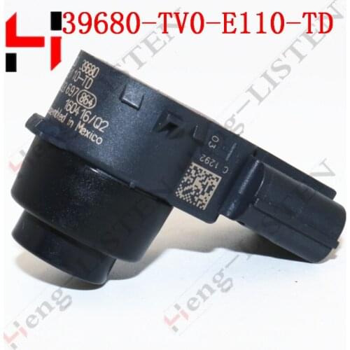 10pcs) Free shipping! Car Parktronic 39680-TV0-E11ZE PDC Parking Sensor For Honda Acura RLX CR-V Civic 39680-TVO-E110-T0 black