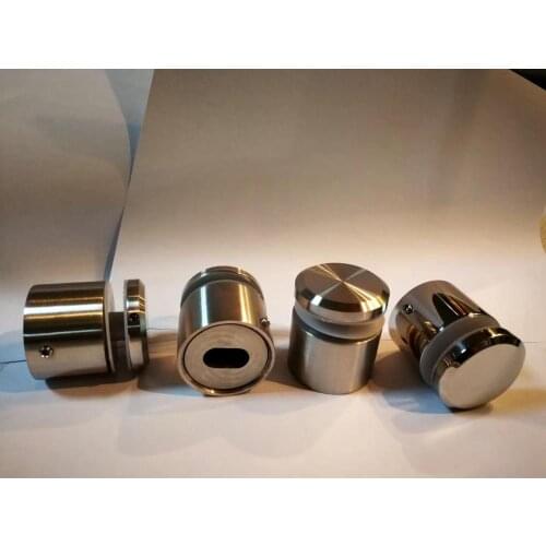 Freeshipping SUS 304# Round Stand-Off Glass Clamp