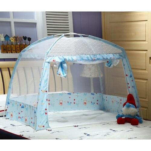 Large Polyester Solid Baby Crib Mosquito Net Kids Bed Anti-mosquito Cover Childrens Sleeping Bed Net