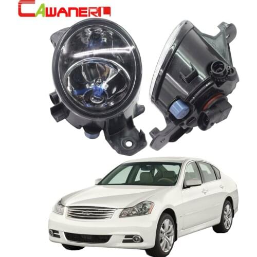 Cawanerl For Infiniti M45 2008-2010 H11 100W Car Accessories Halogen Fog Light Daytime Running Lamp DRL 12V 2 Pieces