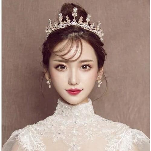 Bridal Headwear Wedding Dress 2020 New Crown Headwear Bridal Super Fairy Crown Wedding Dress Wedding Hair Accessories