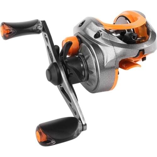 5KG Drag Power 8+1 Bearings Fishing Reel Magnetic Brake System Pesca Aluminum Spool Baitcasting Reel