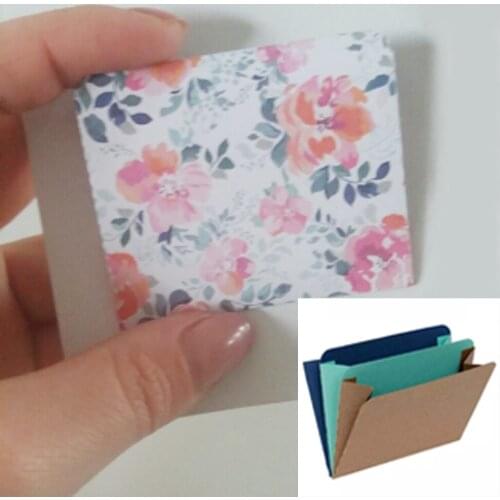 Metal cutting dies accordion pocket cut die mold decoration Scrapbook paper craft knife mould blade punch stencils