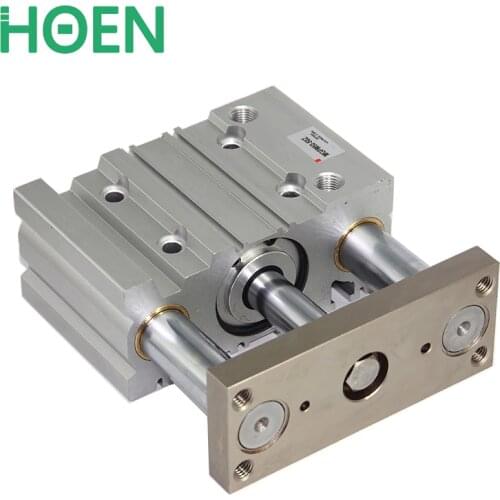 MGPM40-50 three rod three shaft slide bearing compact guided air pneumatic cylinder with magnet mgpm 40-50 40*50 40x50