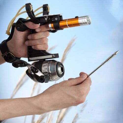 Powerful multi-function catapult full set of fishing slingshot using fish dart super hunting shooting fishing slingshot 2021