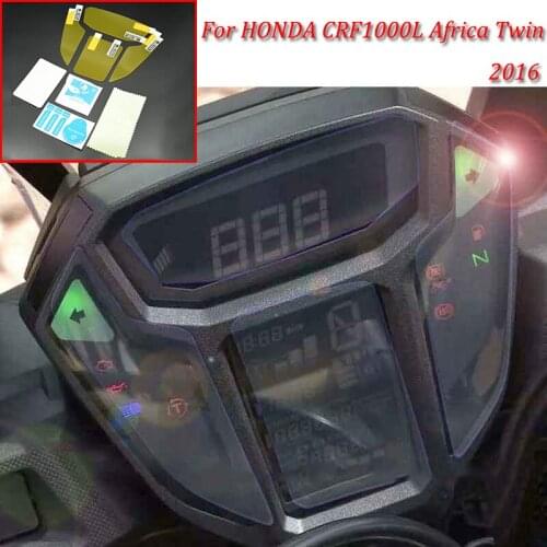 Moto Cluster Scratch Protection Film Instrument Dashboard Cover Guard TPU Blu-ray for HONDA 2016 CRF1000L Africa Twin
