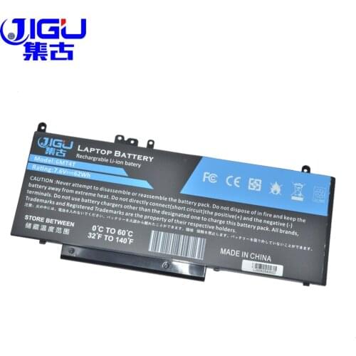 JIGU New Laptop Battery 6MT4T R9XM9 HK60W 079VRK ROTMP For DELL For Latitude 14-5000 14-5470 15-5000 15-E5570 7.6V 62Wh