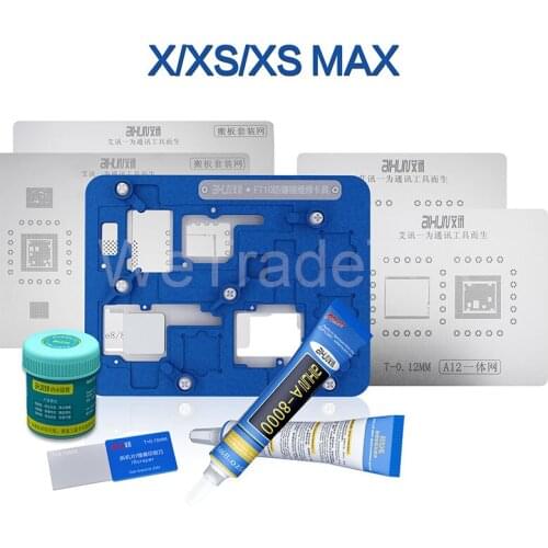 JC Aixun Professional BGA Reballing Full Set for Phone X XS XSMAX Mainboard Soldering Repair Set