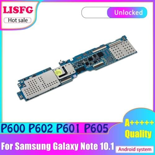 Unlocked 16GB For Samsung Galaxy Note 10.1 2014 Edition P600 P602 P601 P605 Motherboard logic board full tested good working