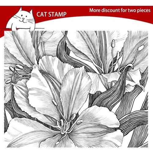 Petal Clear Stamps For Scrapbooking Card Making Photo Album Silicone Stamp DIY Decorative Crafts
