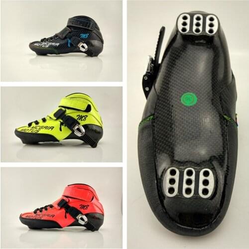 Thermo plastic Inline Skates Upper Boot 6-layers Carbon Fiber Heat Moulding EUR 30 to 45 European Size for Track Race Marathon