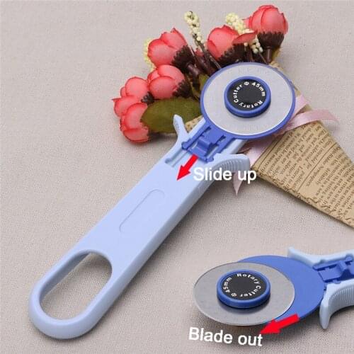 28mm 45mm Rotary Cutter Sewing Quilting Leather Fabric Craft Cutting Tool DIY E56C