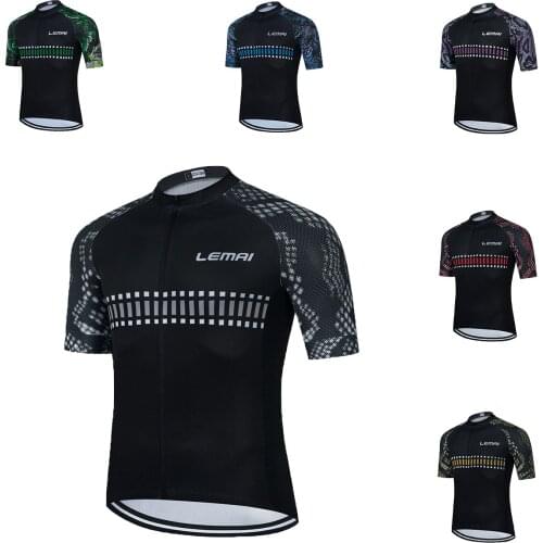 2021 Summer Short Sleeve Cycling Jersey Breathable Man Cycling Maillot Mountain Bike Clothing Bmx Sports Tops For Bicycle