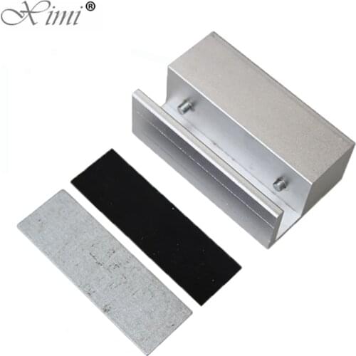 4pcs A Lot Electric Bolt Lock U Bracket Aluminium Alloy Bracket Mini Bracket For Frameless Glass Door Lock