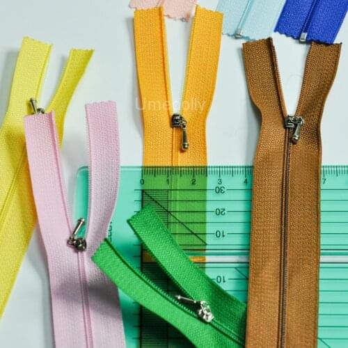5/10/15pcs 15cm DIY Handmade Sewing Accessory Mini Zipper Doll Clothing Zipper for Blyth BJD Clothes Bag Closed Tail Zipper